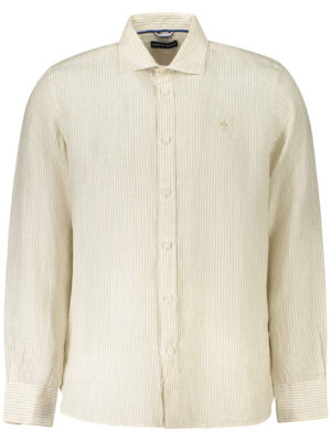 Camisa de manga larga North Sails para hombre, color beige