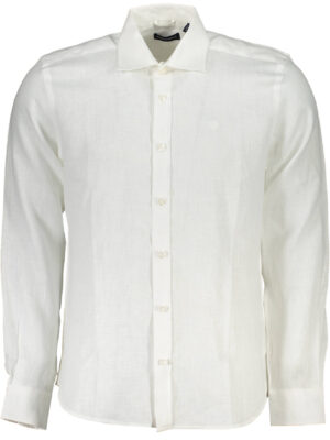 Camisa de manga larga North Sails para hombre, color blanco