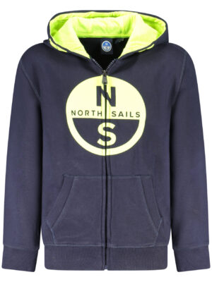 SUDADERA AZUL CON CREMALLERA PARA NIÑOS NORTH SAILS