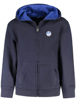SUDADERA AZUL CON CREMALLERA PARA NIÑOS NORTH SAILS