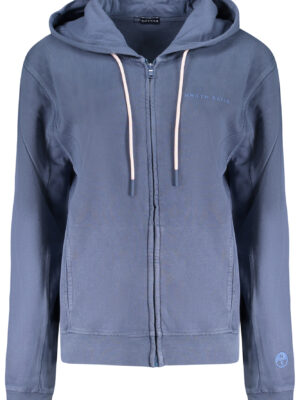 SUDADERA NORTH SAILS MUJER CON CREMALLERA AZUL