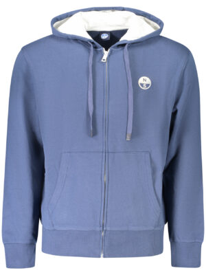 SUDADERA NORTH SAILS CON CREMALLERA PARA HOMBRE AZUL