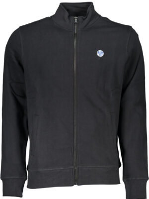 SUDADERA HOMBRE CREMALLERA NEGRA NORTH SAILS