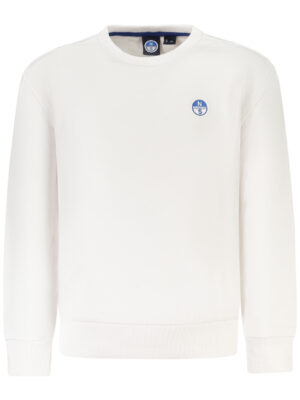 SUDADERA CON CREMALLERA PARA NIÑOS NORTH SAILS BLANCA