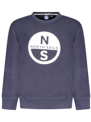SUDADERA AZUL CON CREMALLERA PARA NIÑOS NORTH SAILS