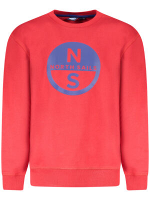 SUDADERA INFANTIL SIN CREMALLERA ROJA NORTH SAILS