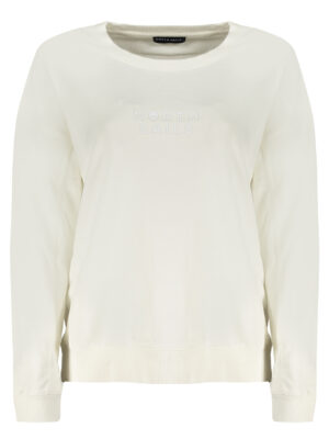 SUDADERA MUJER SIN CREMALLERA NORTH SAILS BLANCO