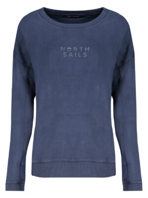 SUDADERA MUJER SIN CREMALLERA NORTH SAILS AZUL