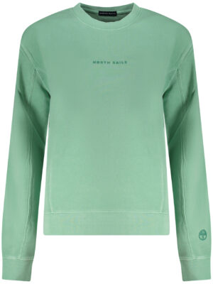 SUDADERA CON CREMALLERA NORTH SAILS PARA MUJER VERDE