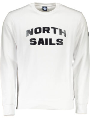 SUDADERA CON CREMALLERA NORTH SAILS PARA HOMBRE BLANCA