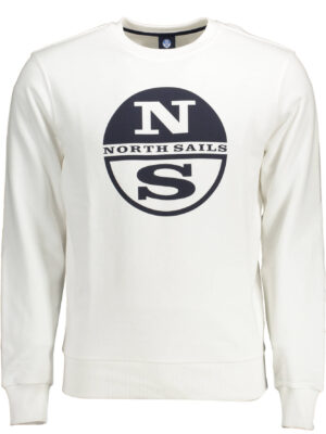 SUDADERA NORTH SAILS SIN CREMALLERA HOMBRE BLANCO