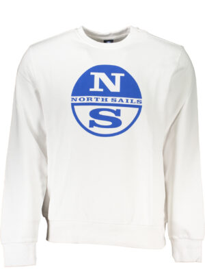SUDADERA BLANCA SIN CREMALLERA PARA HOMBRE NORTH SAILS