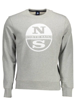 SUDADERA NORTH SAILS SIN CREMALLERA HOMBRE GRIS