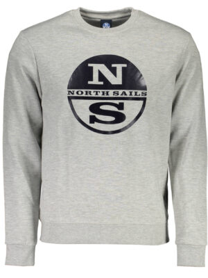 SUDADERA NORTH SAILS SIN CREMALLERA HOMBRE GRIS