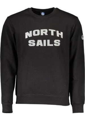 SUDADERA NEGRA CON CREMALLERA NORTH SAILS PARA HOMBRE