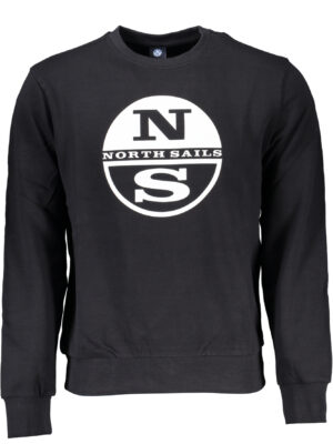 SUDADERA DE HOMBRE NEGRA CON CREMALLERA NORTH SAILS