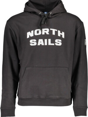 SUDADERA NORTH SAILS SIN CREMALLERA HOMBRE NEGRO