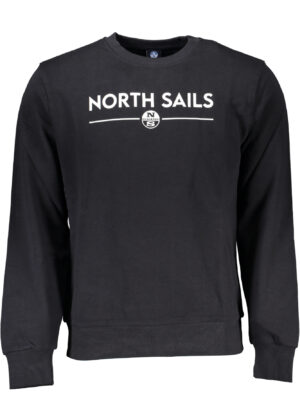 SUDADERA DE HOMBRE NEGRA CON CREMALLERA NORTH SAILS