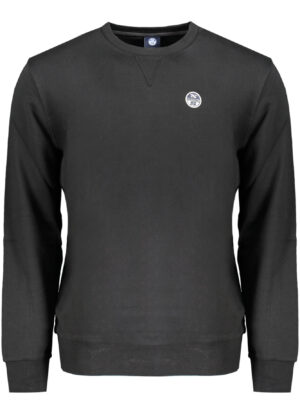 SUDADERA DE HOMBRE NEGRA CON CREMALLERA NORTH SAILS
