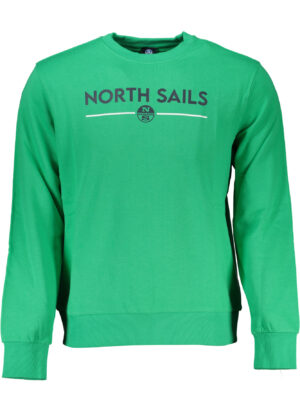 SUDADERA HOMBRE SIN CREMALLERA VERDE NORTH SAILS