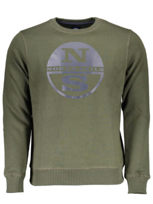 SUDADERA CON CREMALLERA NORTH SAILS PARA HOMBRE VERDE