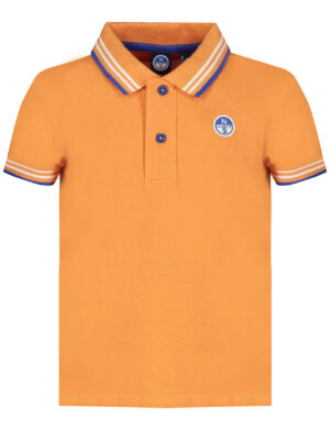 POLO DE MANGA CORTA NIÑO NARANJA NORTH SAILS