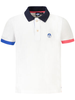 POLO NORTH SAILS MANGA CORTA NIÑO BLANCO