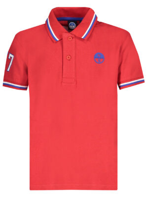 POLO DE MANGA CORTA NIÑO NORTH SAILS ROJO