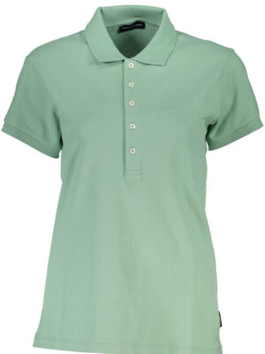 POLO NORTH SAILS MANGA CORTA MUJER VERDE