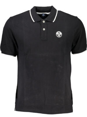 POLO MANGA CORTA HOMBRE NEGRO NORTH SAILS