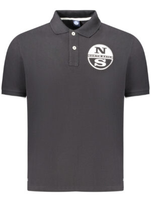 POLO MANGA CORTA PARA HOMBRE NORTH SAILS NEGRO