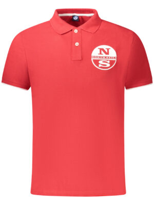 POLO MANGA CORTA PARA HOMBRE NORTH SAILS ROJO