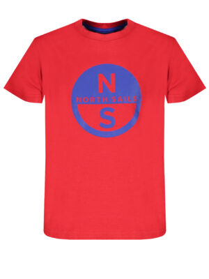 CAMISETA DE MANGA CORTA NORTH SAILS PARA NIÑO ROJO
