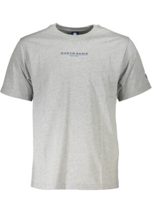 CAMISETA NORTH SAILS MANGA CORTA HOMBRE GRIS