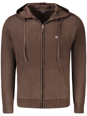 NORUEGA 1963 CÁRDIGAN DE HOMBRE MARRÓN