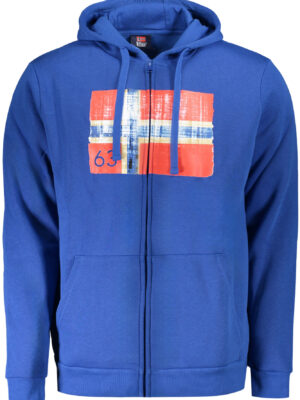 SUDADERA HOMBRE CREMALLERA AZUL NORUEGA 1963