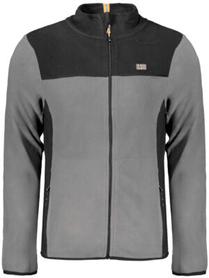 SUDADERA HOMBRE CREMALLERA GRIS NORUEGA 1963