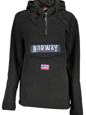 NORUEGA 1963 SUDADERA MUJER SIN CREMALLERA NEGRO