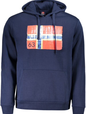 NORUEGA 1963 SUDADERA AZUL SIN CREMALLERA HOMBRE
