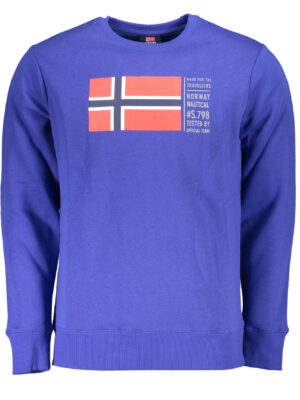 NORUEGA 1963 SUDADERA AZUL SIN CREMALLERA HOMBRE