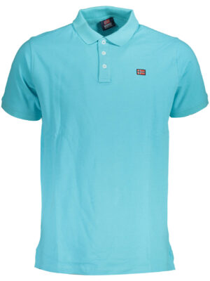 NORUEGA 1963 POLO DE MANGA CORTA PARA HOMBRE AZUL
