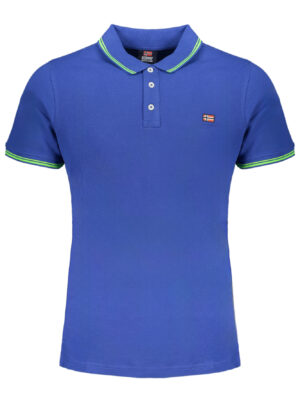 POLO MANGA CORTA HOMBRE AZUL NORUEGA 1963