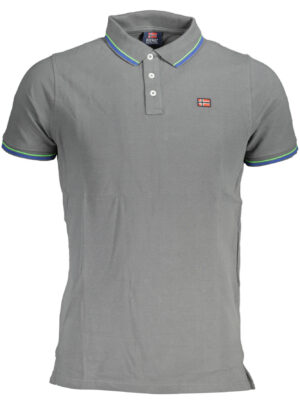 NORUEGA 1963 POLO DE MANGA CORTA PARA HOMBRE GRIS