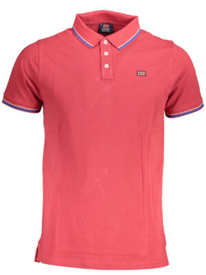 NORUEGA 1963 POLO DE MANGA CORTA PARA HOMBRE ROJO