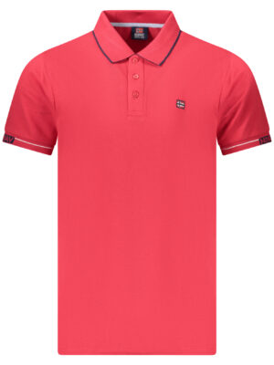 NORUEGA 1963 POLO DE MANGA CORTA PARA HOMBRE ROJO