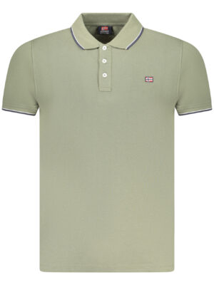 NORUEGA 1963 POLO DE MANGA CORTA PARA HOMBRE VERDE