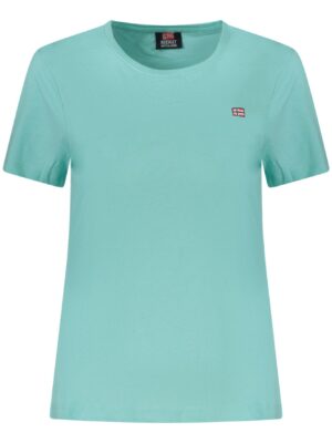 NORUEGA 1963 CAMISETA DE MANGA CORTA MUJER AZUL