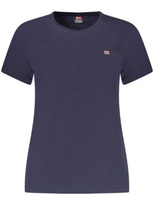 NORUEGA 1963 CAMISETA DE MANGA CORTA MUJER AZUL