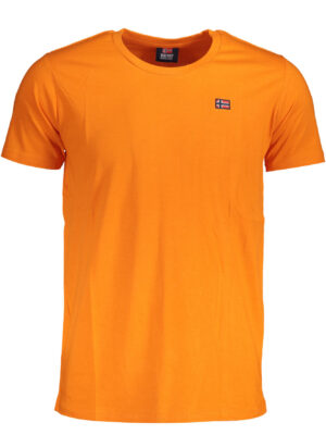 NORUEGA 1963 CAMISETA DE MANGA CORTA PARA HOMBRE NARANJA