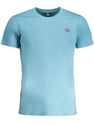 NORUEGA 1963 CAMISETA MANGA CORTA HOMBRE AZUL